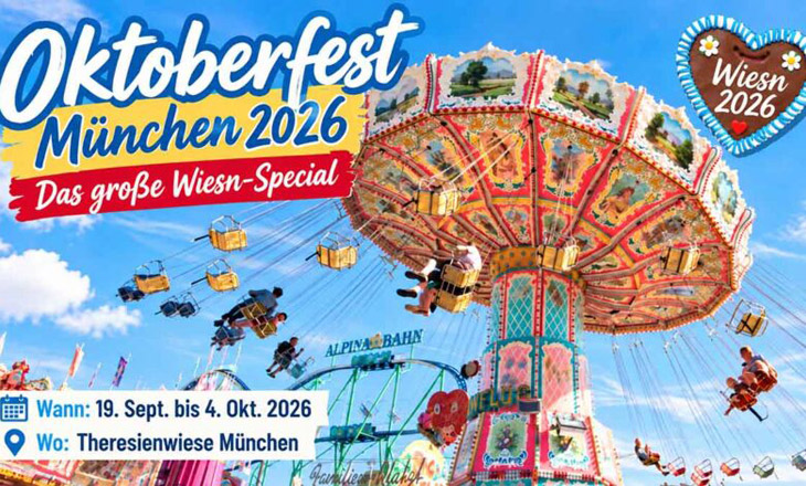 Das gro&szlig;e Oktoberfest Special 2026 auf ganz-muenchen.de 
